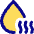 Droplet Water Voc Icon from Core Pop Set