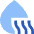 Droplet Water Voc Icon from Sharp Flat Set
