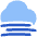 Fog Cloud Icon from Plump Flat Set