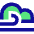 Fog Cloud Icon from Sharp Pop Set
