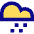 Light Snow Cloud Icon from Sharp Pop Set