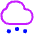 Light Snow Cloud Icon from Plump Neon Set