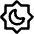 Moon Over Sun Icon from Core Line Set