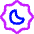 Moon Over Sun Icon from Flex Neon Set