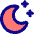 Moon Stars Icon from Core Pop Set
