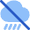 No Rain Cloud Icon from Plump Flat Set