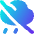 No Rain Cloud Icon from Flex Gradient Set