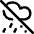 No Rain Cloud Icon from Core Line Set