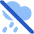 No Rain Cloud Icon from Core Flat Set