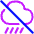 No Rain Cloud Icon from Plump Neon Set