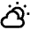 Partly Cloudy Icon from Atlas Line Set