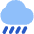 Rain Cloud Icon from Plump Flat Set | Free Download as SVG Vector and Transparent PNG | Streamline icons