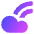 Rainbow Cloud Icon from Core Gradient Set
