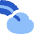 Rainbow Cloud Icon from Flex Flat Set