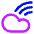 Rainbow Cloud Icon from Core Neon Set