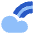 Rainbow Cloud Icon from Core Flat Set