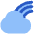Rainbow Cloud Icon from Plump Flat Set
