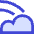 Rainbow Cloud Icon from Sharp Duo Set