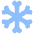 Snow Flake Icon from Plump Flat Set