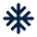 Snowflake Line Icon from Mingcute Line Set