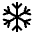Snowflake Icon from Solar Linear Set