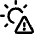 Sun Uv Heat Exclamation Weather Alert Icon from Core Line Set