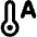 Temperature Thermostat Auto Icon from Core Remix Set