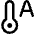 Temperature Thermostat Auto Icon from Core Line Set
