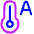 Temperature Thermostat Auto Icon from Plump Neon Set