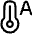 Temperature Thermostat Auto Icon from Plump Line Set
