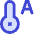 Temperature Thermostat Auto Icon from Sharp Duo Set