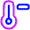 Thermometer Negative Icon from Plump Neon Set