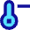Thermometer Negative Icon from Sharp Pop Set