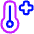 Thermometer Positive Icon from Plump Neon Set