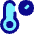 Thermometer Variable Badge Clock Icon from Flex Pop Set