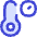 Thermometer Variable Badge Clock Icon from Flex Duo Set