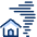 Tornado House Icon from Cyber Duotone Set