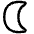 Waning Cresent Moon icon - Free transparent PNG, SVG. No sign up needed.