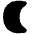 Waning Cresent Moon icon - Free transparent PNG, SVG. No sign up needed.