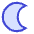 Waning Cresent Moon icon - Free transparent PNG, SVG. No sign up needed.