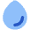 Water Drop Icon from Plump Flat Set