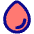 Water Drop Icon from Plump Pop Set