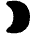 Waxing Cresent Moon icon - Free transparent PNG, SVG. No sign up needed.