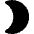 Waxing Cresent Moon icon - Free transparent PNG, SVG. No sign up needed.