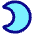 Waxing Cresent Moon Icon from Plump Pop Set