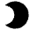 Waxing Cresent Moon icon - Free transparent PNG, SVG. No sign up needed.