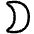 Waxing Cresent Moon icon - Free transparent PNG, SVG. No sign up needed.