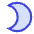 Waxing Cresent Moon icon - Free transparent PNG, SVG. No sign up needed.