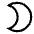 Waxing Cresent Moon icon - Free transparent PNG, SVG. No sign up needed.
