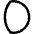 Waxing Gibbous Moon Icon from Core Line Set